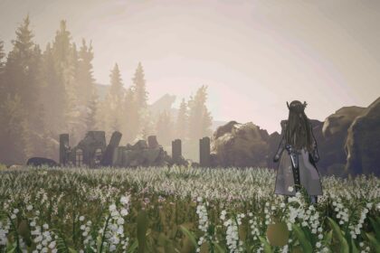 Valkyrie Elysium Screenshot featuring the world, and main character