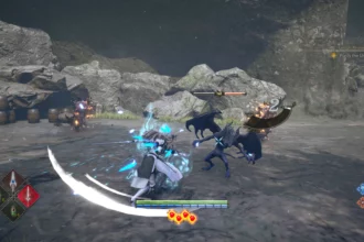 Valkyrie Elysium Screenshot featuring combat gameplay