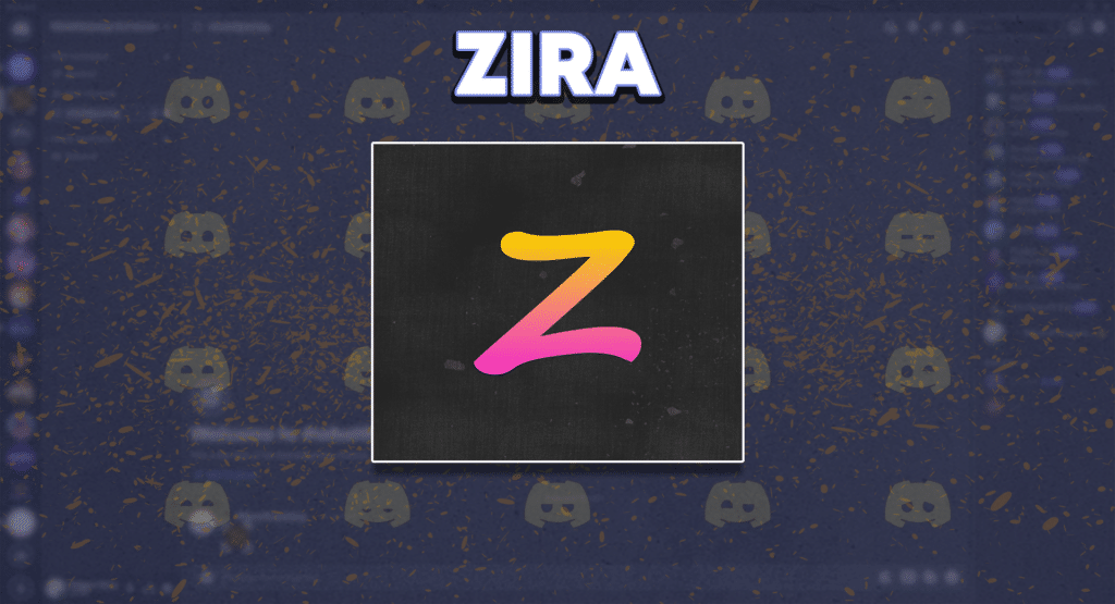 logo of Zira over the homescreen