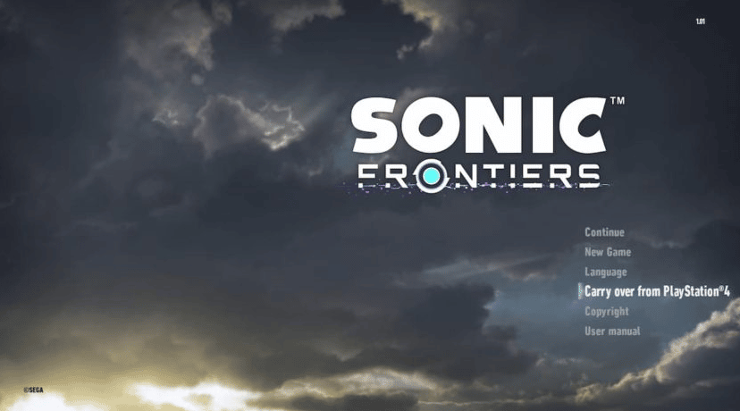 Sonic frontiers cross progression