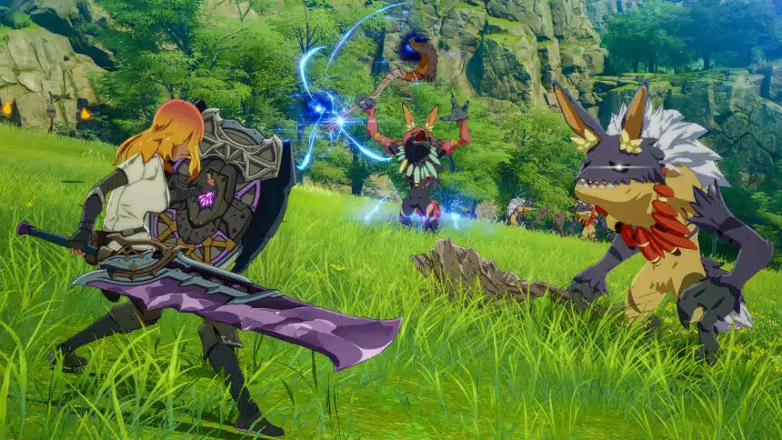 Blue Protocol Screenshot from Steam showcasing combat
