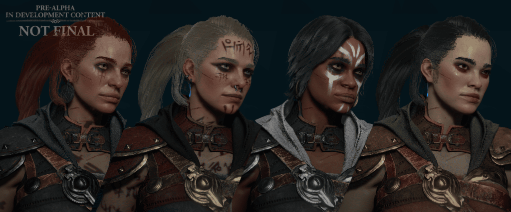 Diablo IV character customization