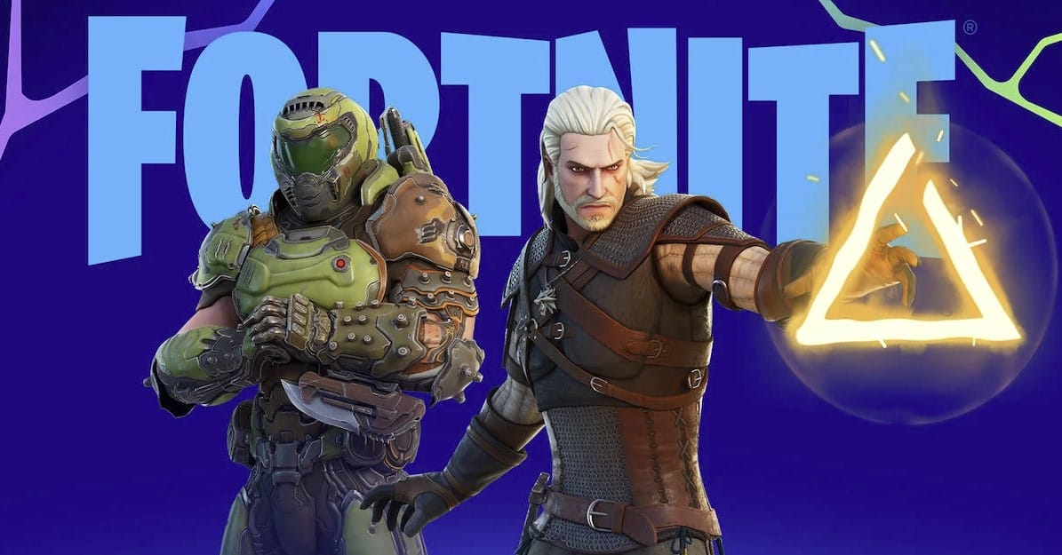 Doom Slayer and Geralt