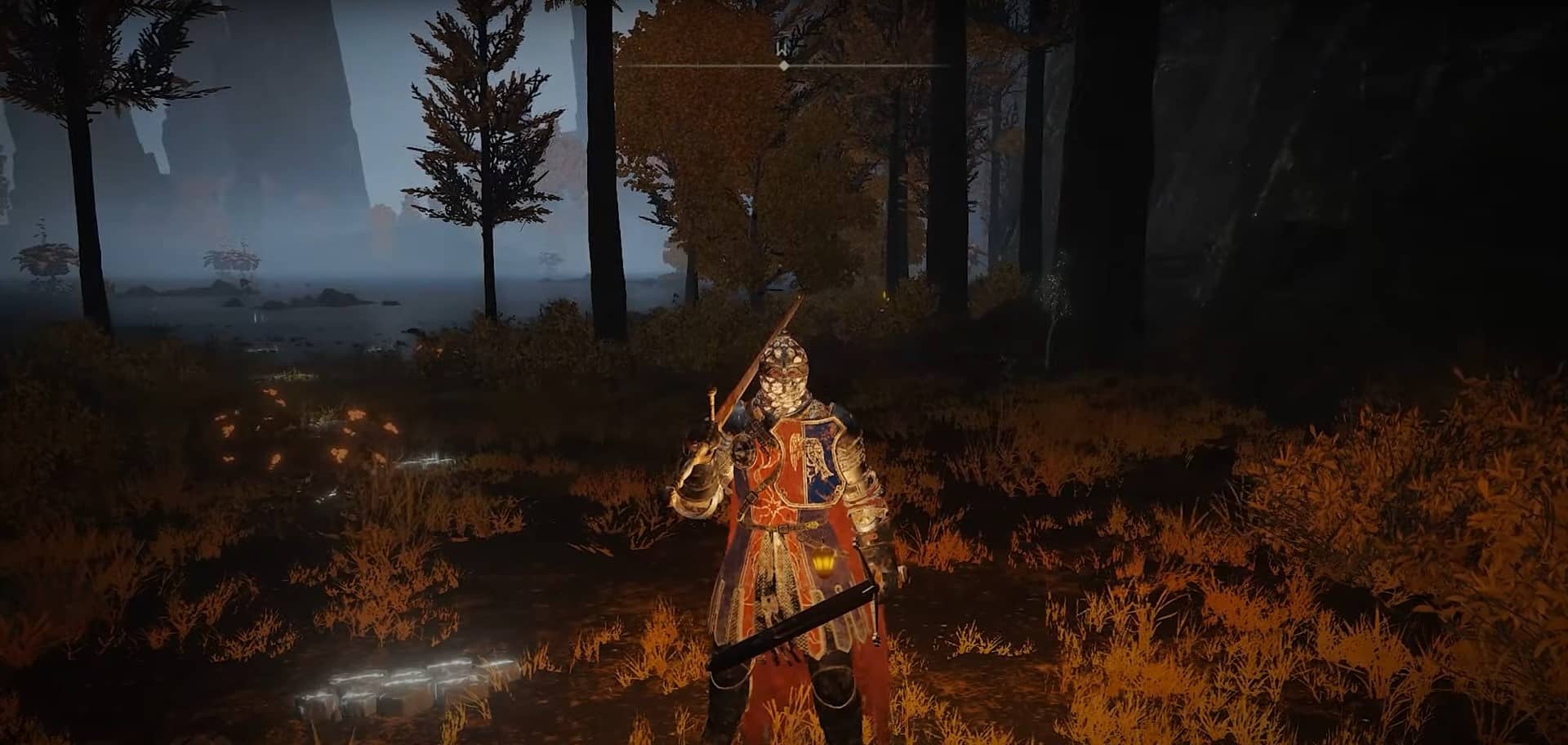 Dual-wielding weapons in Elden Ring.