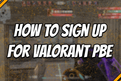 How to sign up for Valorant PBE title card