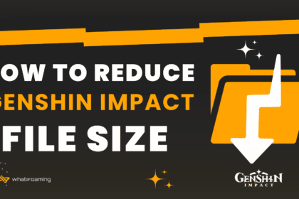 Reduce Genshin Impact File Size
