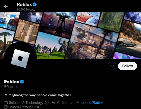 Roblox Twitter