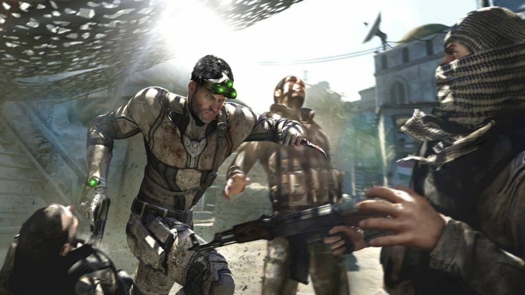 Image shows the protagonist of Splinter Cell Blacklist