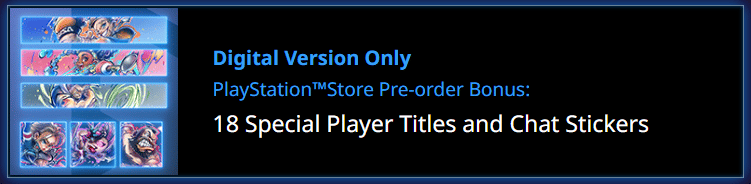 PlayStation Store Bonus for Street Fighter 6