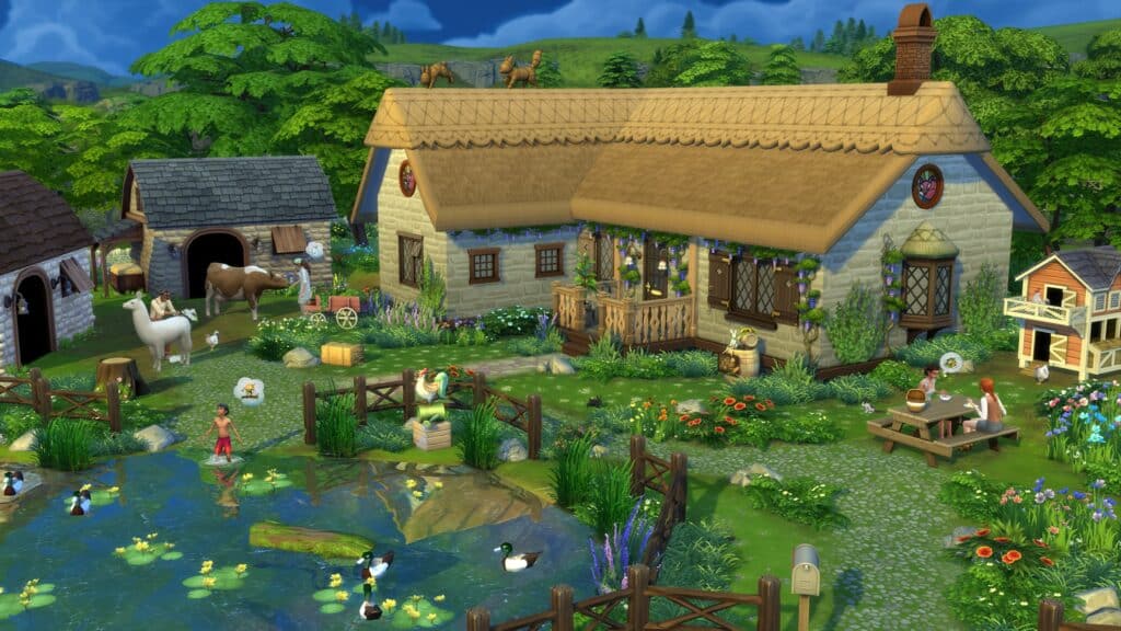 A cozy countryside cottage