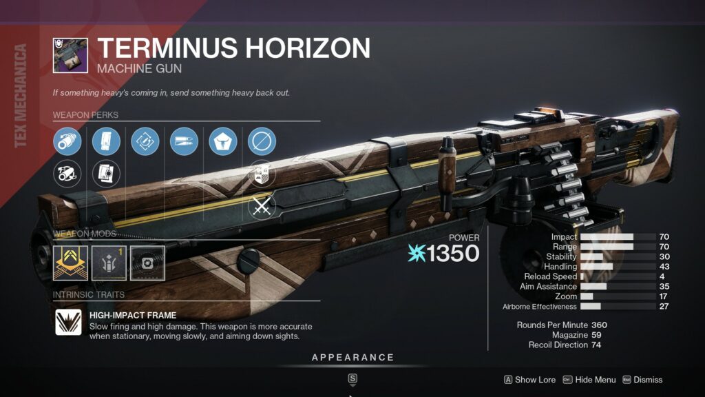 Destiny 2 Every new weapon in Season of the Seraph - Terminus Horizon