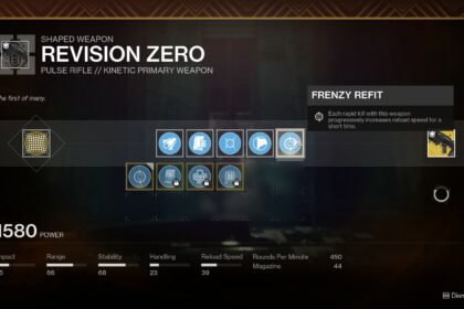 Frenzy Refit on weapon crafting Destiny 2.