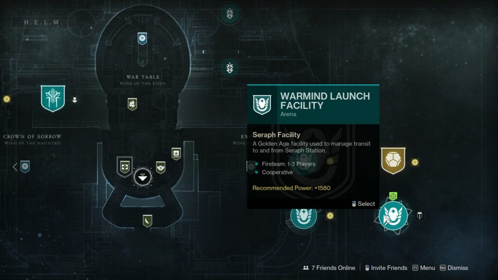 Destiny 2 Should You Choose to Accept it part 1 Warmind Launch Facility node.