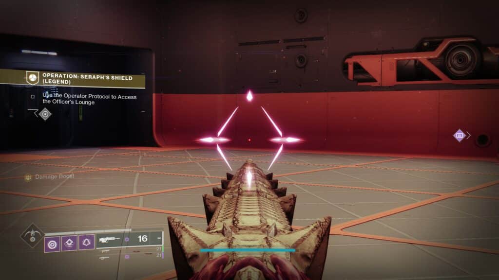 The hell room in Seraph's Shield. You know the one - with the light-up floor. 