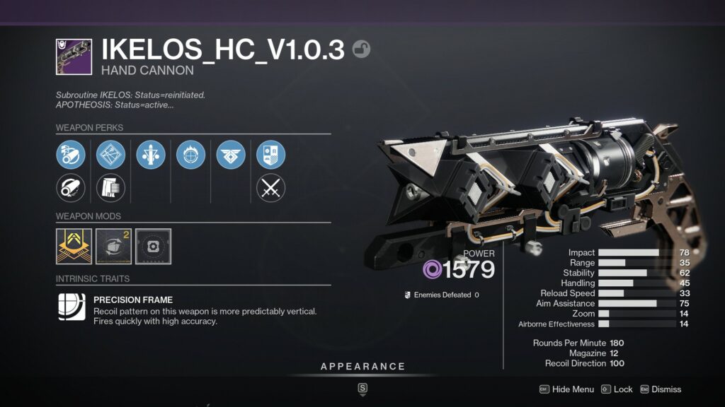Destiny 2 Every new weapon in Season of the Seraph - Ikelos Hand Cannon