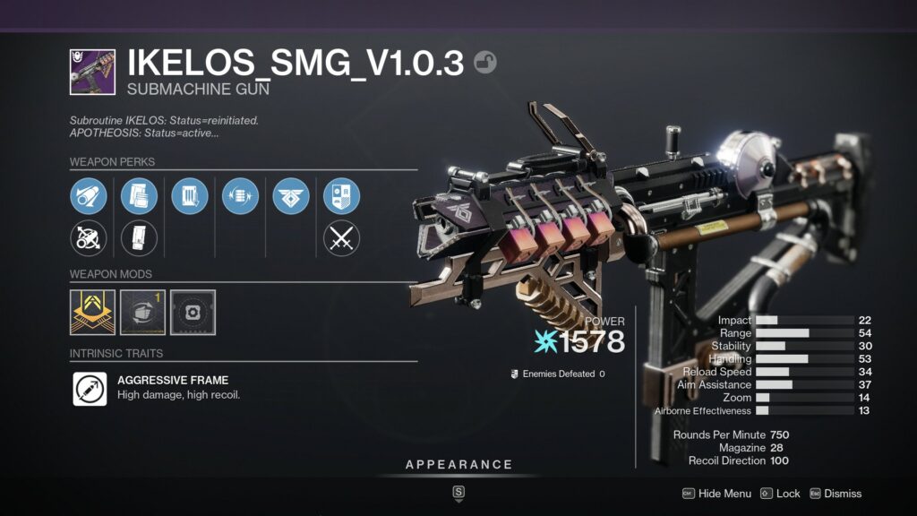 Destiny 2 Every new weapon in Season of the Seraph - Ikelos SMG