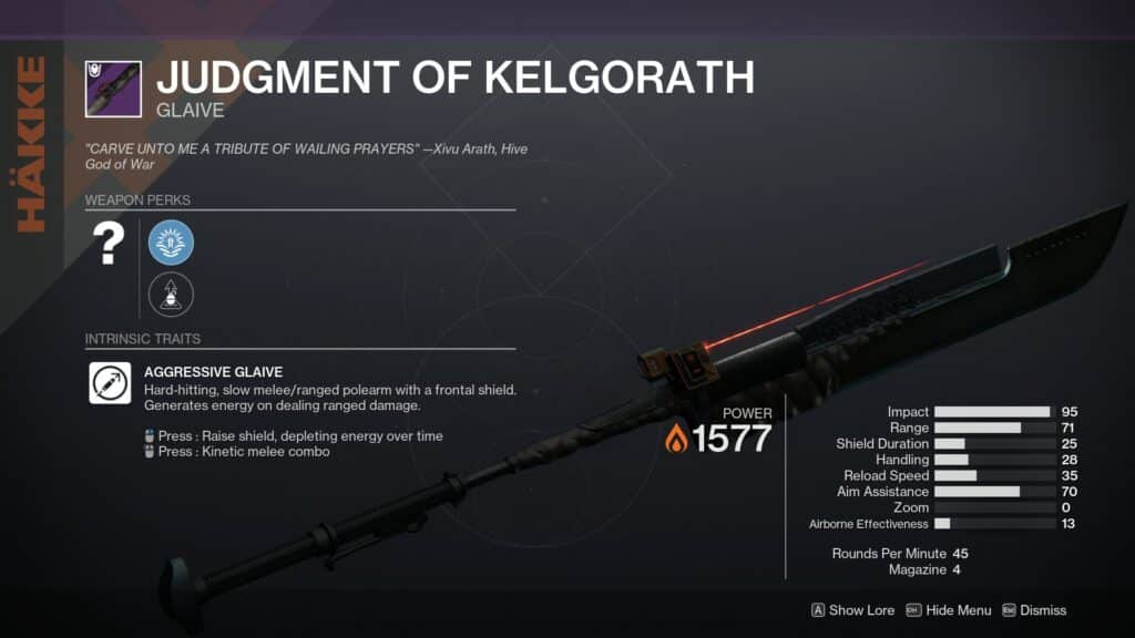 Destiny 2 Every new weapon in Season of the Seraph - Judgment of Kelgorath