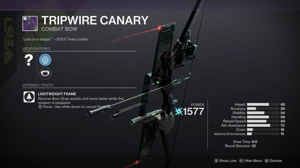 Destiny 2 Every new weapon in Season of the Seraph - Tripwire Canary