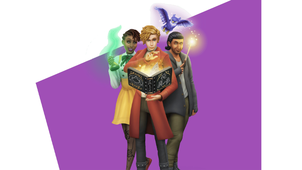 spellcaster sims with potions, wands and familiars