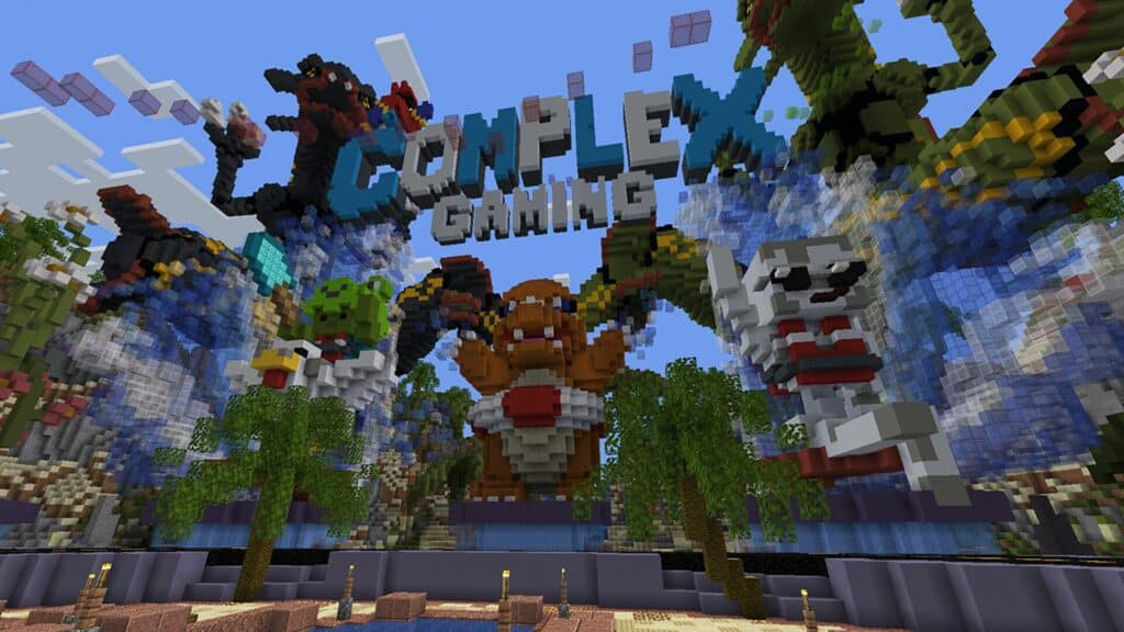 A screenshot of the lobby of Complex Gaming