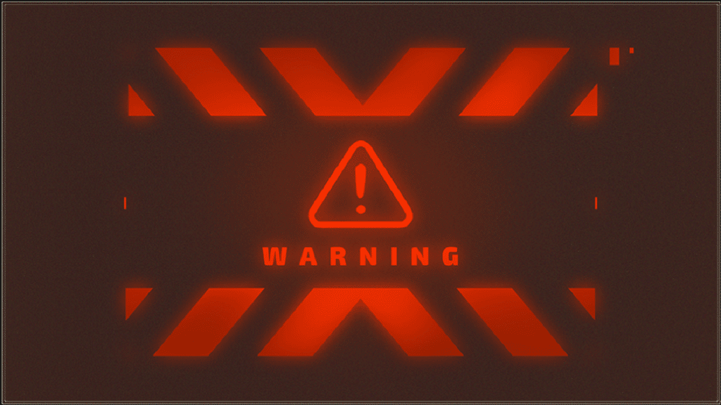 IXION warning screen