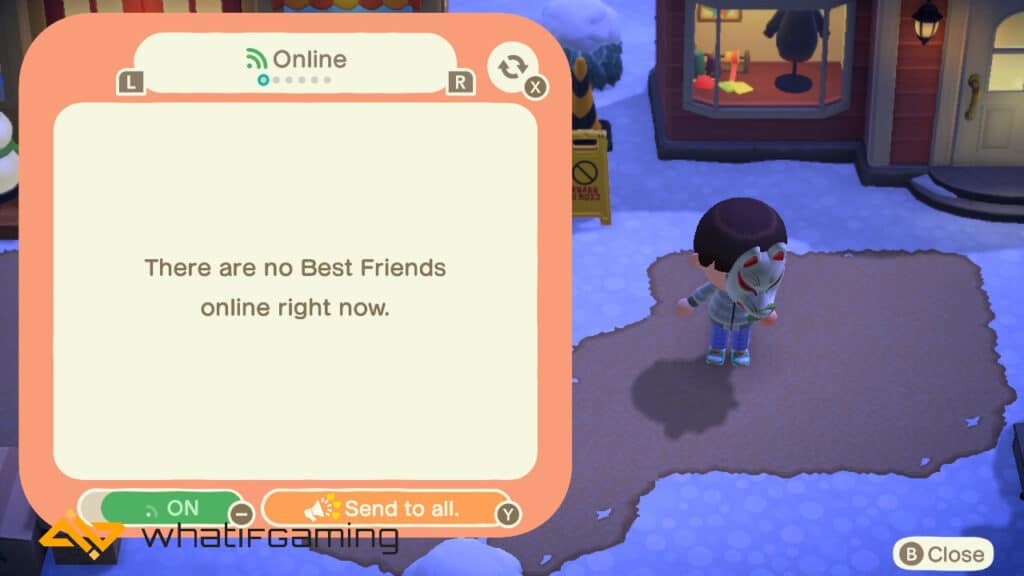 The Best Friends List app on Animal Crossing's Nook Phone.