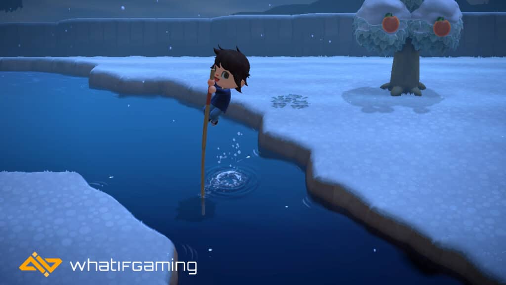 Jumping over water in Animal Crossing