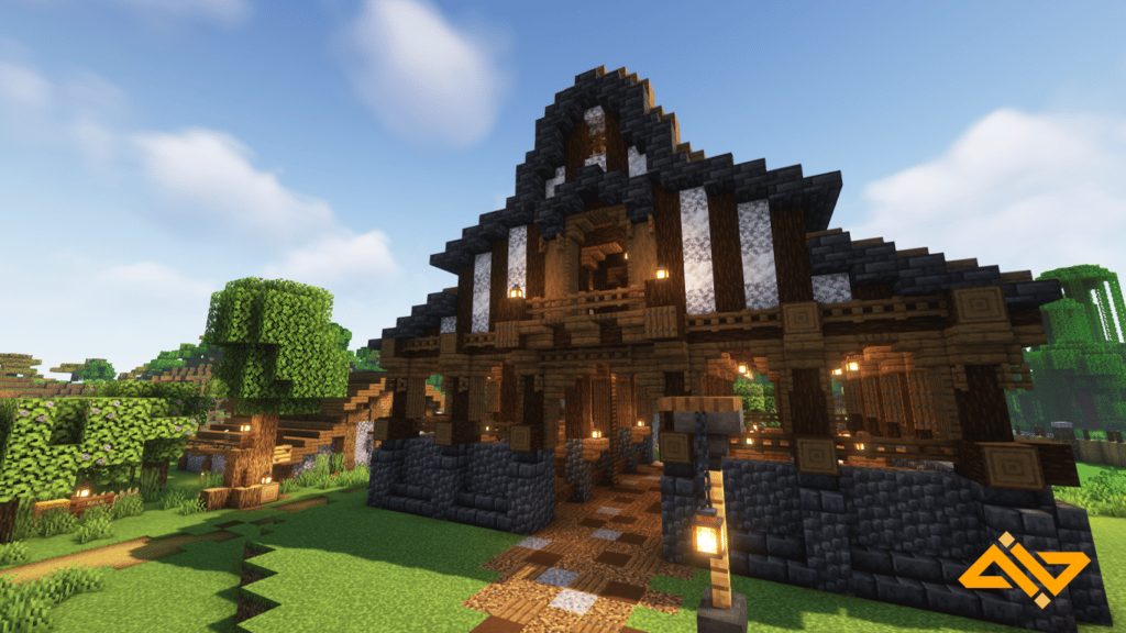 Huge Rustic Minecraft Barn Idea