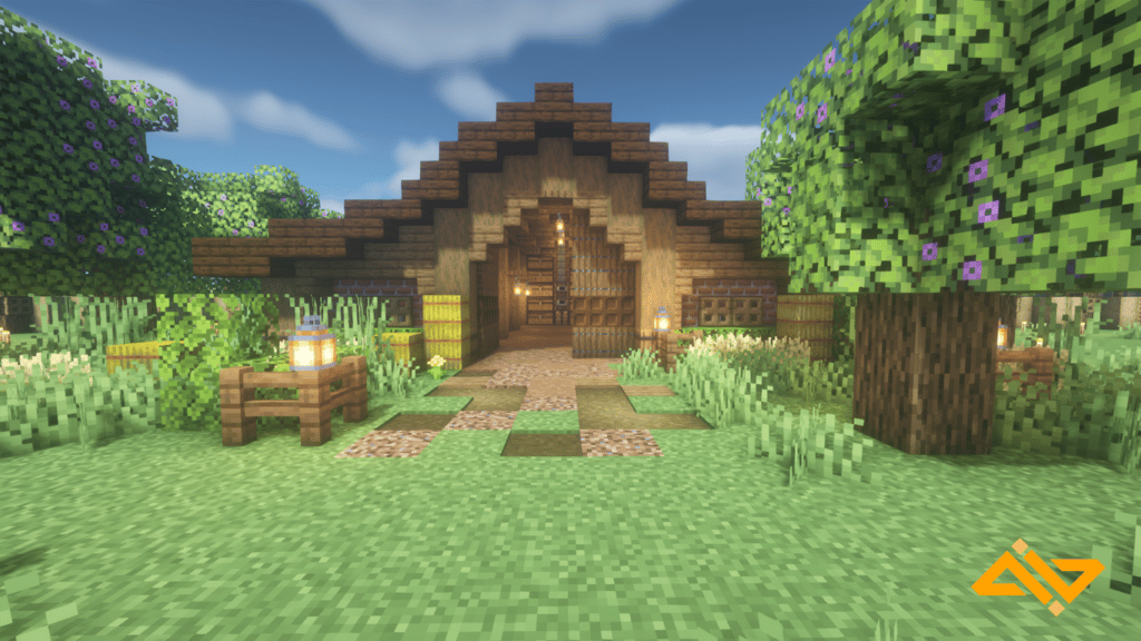 Quaint Minecraft Barn Idea