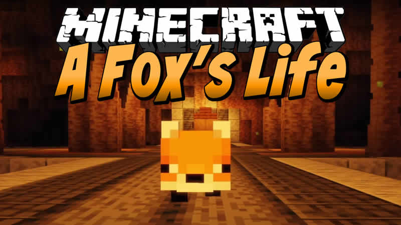 En Minecraft Fox og overskriften A Fox's Life