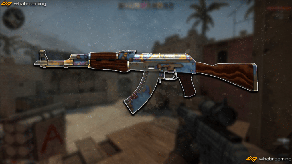 AK-47 Case Hardened 3rd most expensive csgo skin.