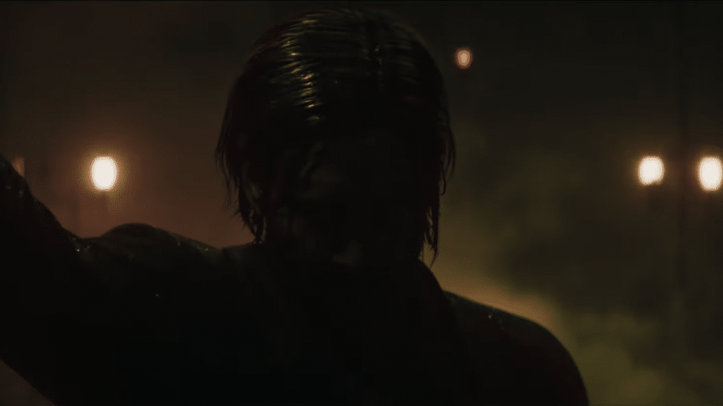 Silhouette of the main character in Alan Wake 2