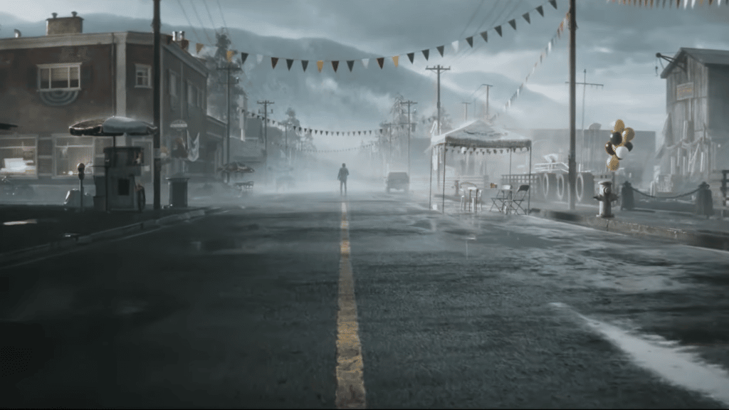 Image shows a long road - Alan Wake 2 release date