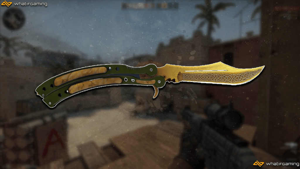 An image featuring the Butterfly Knife Lore skin.