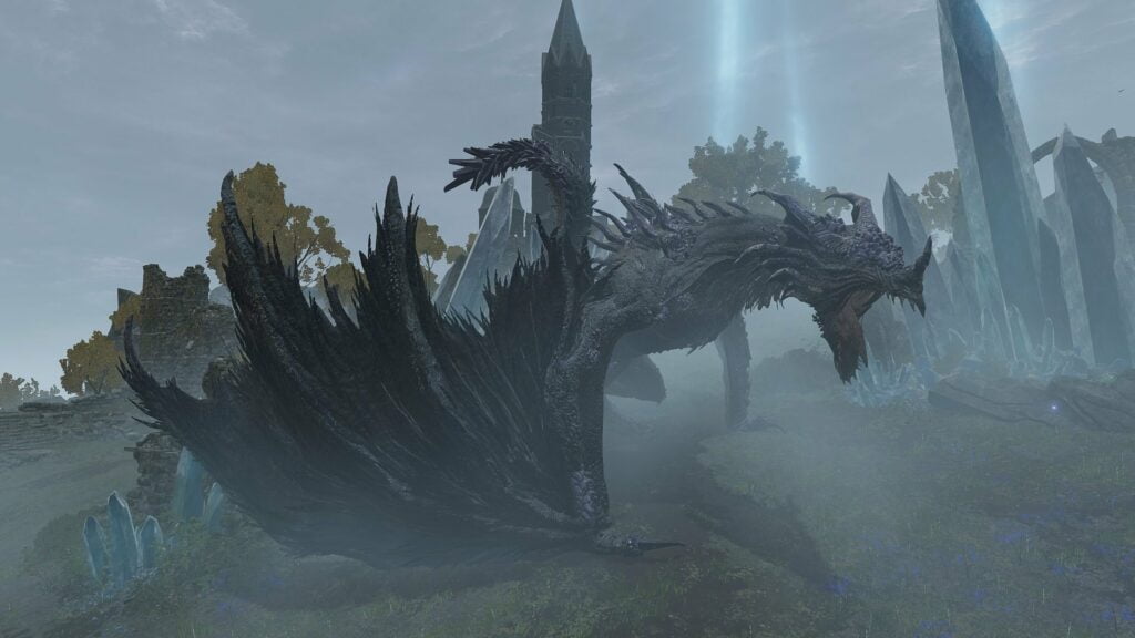 How to Defeat Glintstone Dragon Smarag in Elden Ring