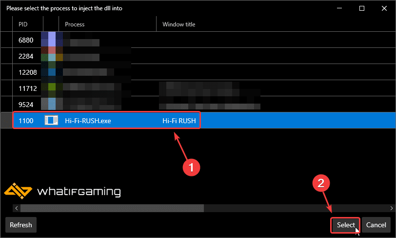 Hi-Fi Rush in Processes