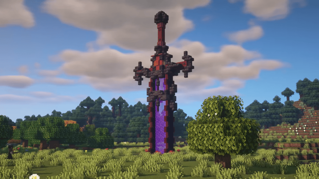 Sword Nether Portal Design 