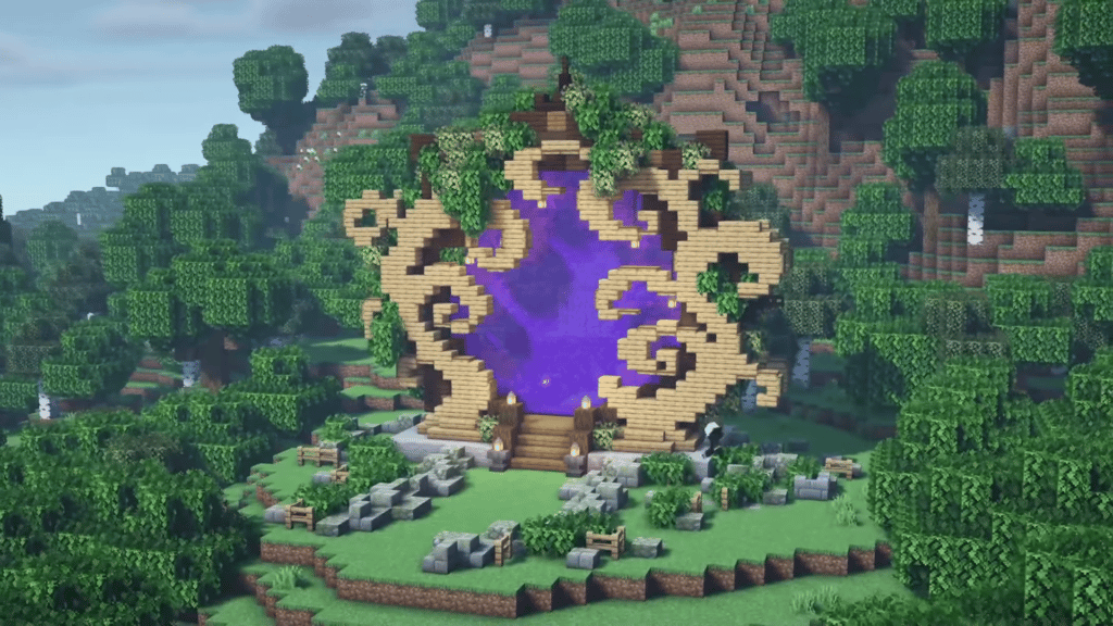 Mystical Nether Portal Vines