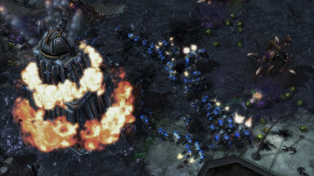 Starcraft II Gameplay Screenshot