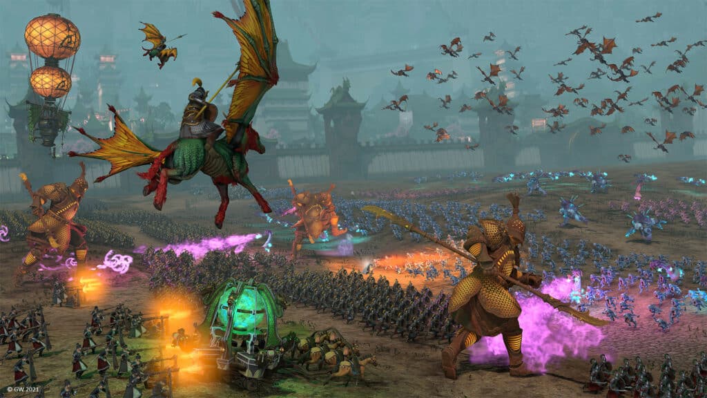 Warhammer III Gameplay Screenshot showcasing one of the best strategy games on the market
