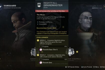 Destiny 2 Insight Terminus Grandmaster guide - GM screen in Director.