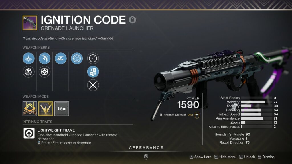 Ignition Code