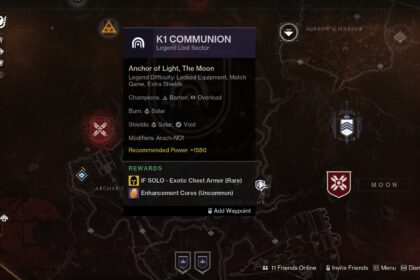 Destiny 2 K1 Communion Lost Sector guide - Lost Sector on map.