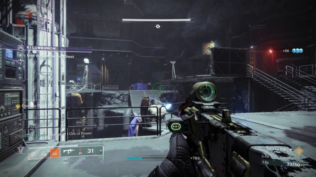 K1 Communion Lost Sector Guide - boss room.
