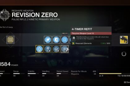 How to get the 4-Timer Refit in Destiny 2 - Revision Zero in inventory after Should You Choose to Accept it Part 4.
