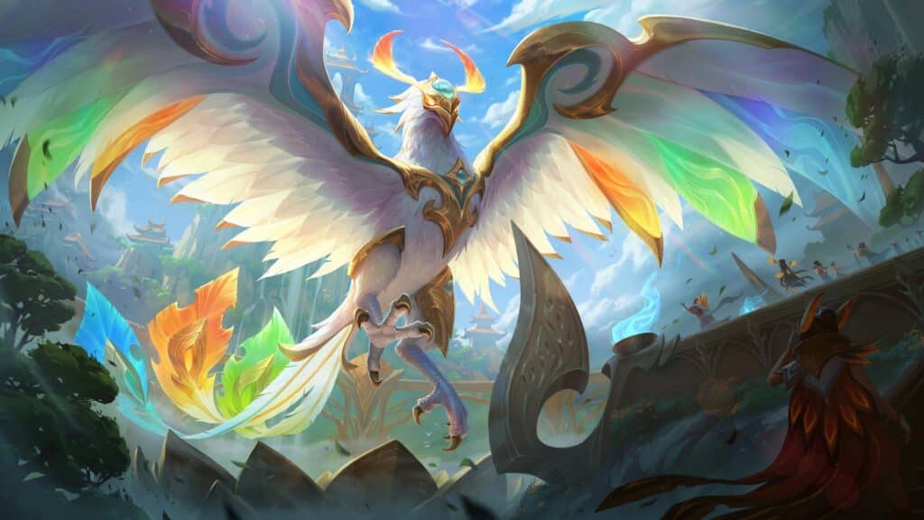 How Elo is calculated in League of Legends - Divine Phoenix Anivia splash art. 