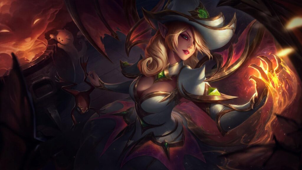How Elo is calculated in League of Legends - Bewitching Morgana splash art.