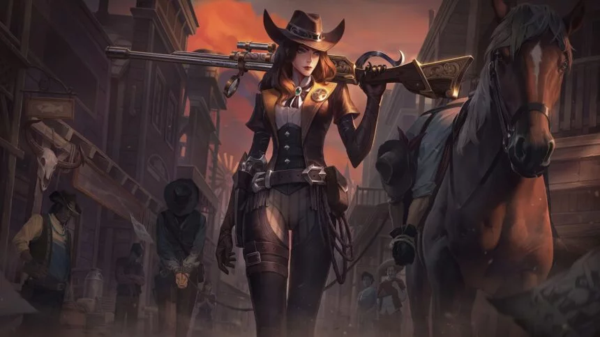 How Elo is calculated in League of Legends - Caitlyn splash art.