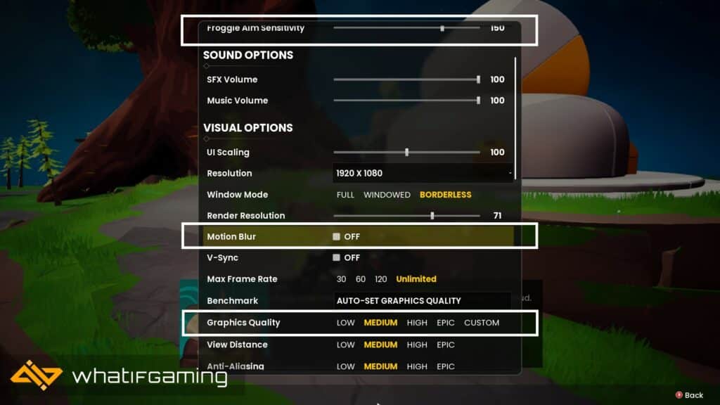 Shoulders of Giants Recommended Game Settings for GTX 1060