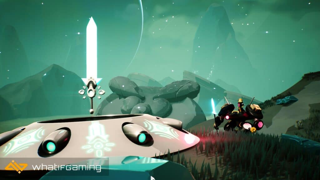 Shoulders of Giants Review (The Verdict): GERM Robot receives an epic sword.